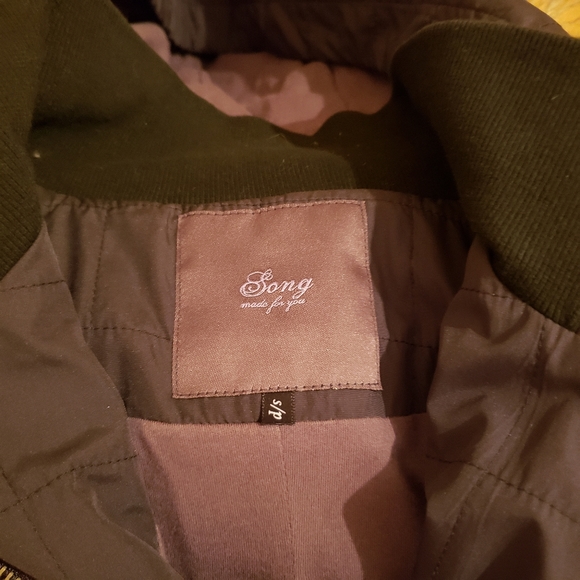 Song Dark Grey Bomber Style Jacket - Picture 5 of 5